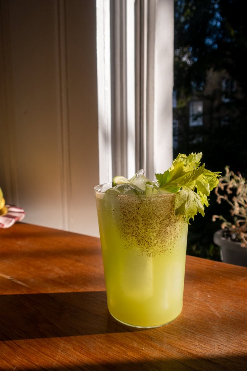 Spicy Celery Margarita - Georgie Mullen