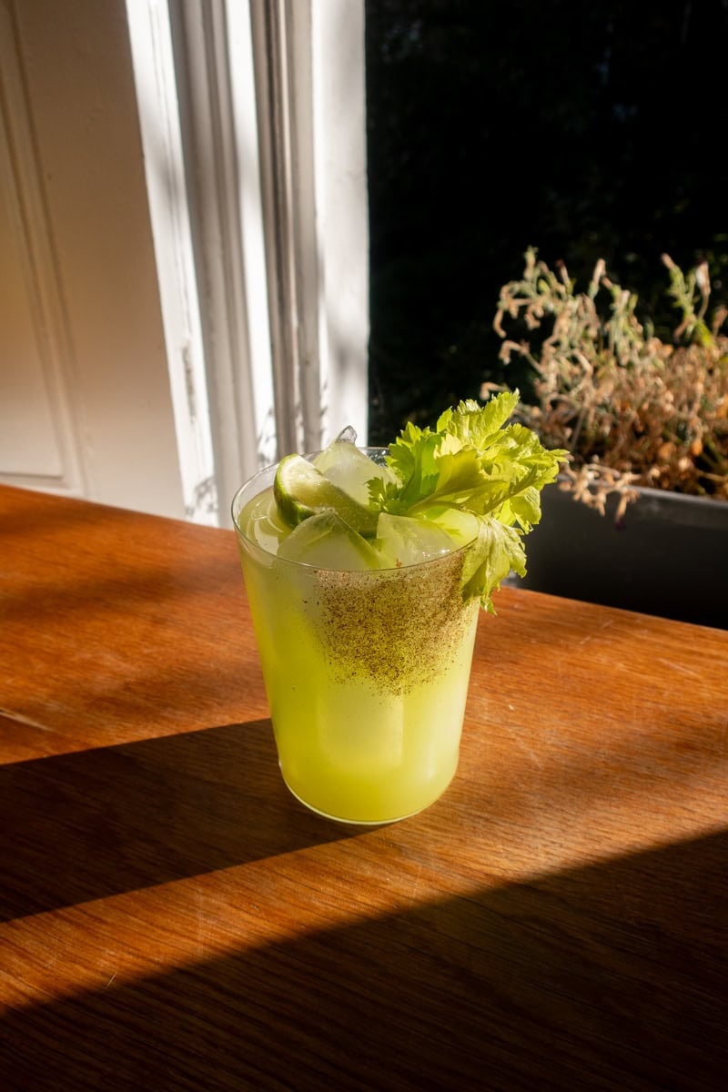 Spicy Celery Margarita - Georgie Mullen